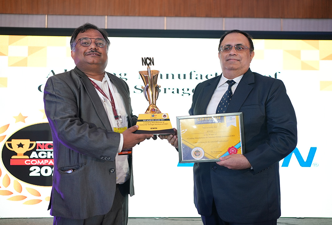 全球化布局優勢凸顯，佰維存儲斬獲印度“消費級存儲領域杰出成就獎”